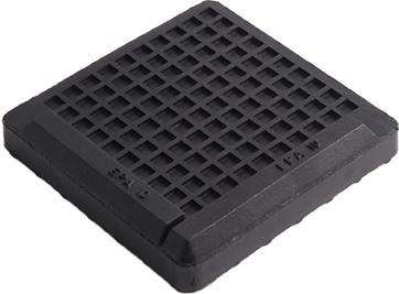 Produktbild Effbe LEVEL-MOUNT Isolierplatt. 750Kg, EPA 7 70x 70mm