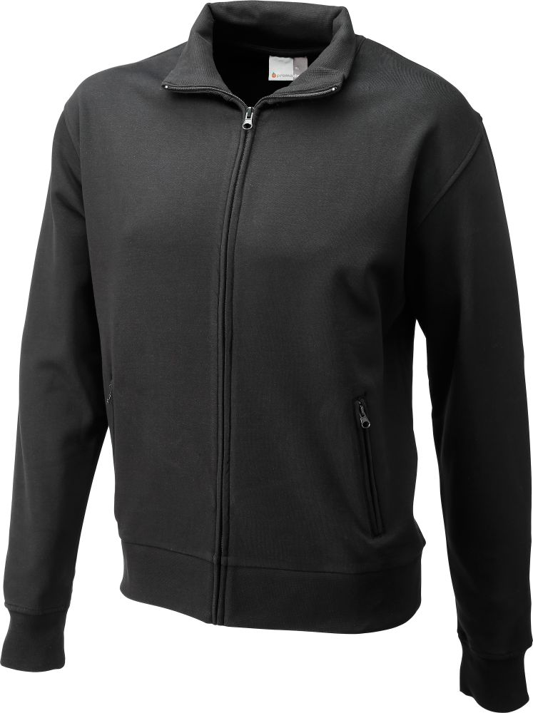 Produktbild Promodoro Sweatshirtjacke, Gr. 4XL schwarz bild 1