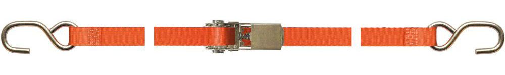 Produktbild Ratschen Zurrgurt 4 m 0,5t, 25mm, S-Haken bild 2