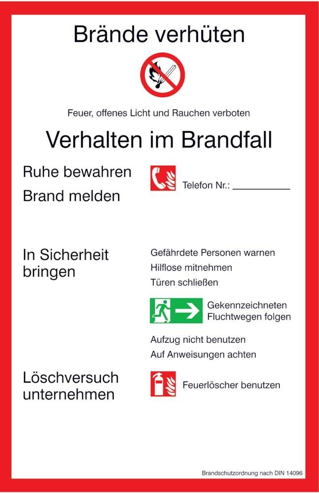 Produktbild Brandschutzordnung Alu nl200x300mm