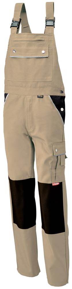 Produktbild Planam Latzhose Canvas, 320 g/qm, Gr.58, khaki/schwarz