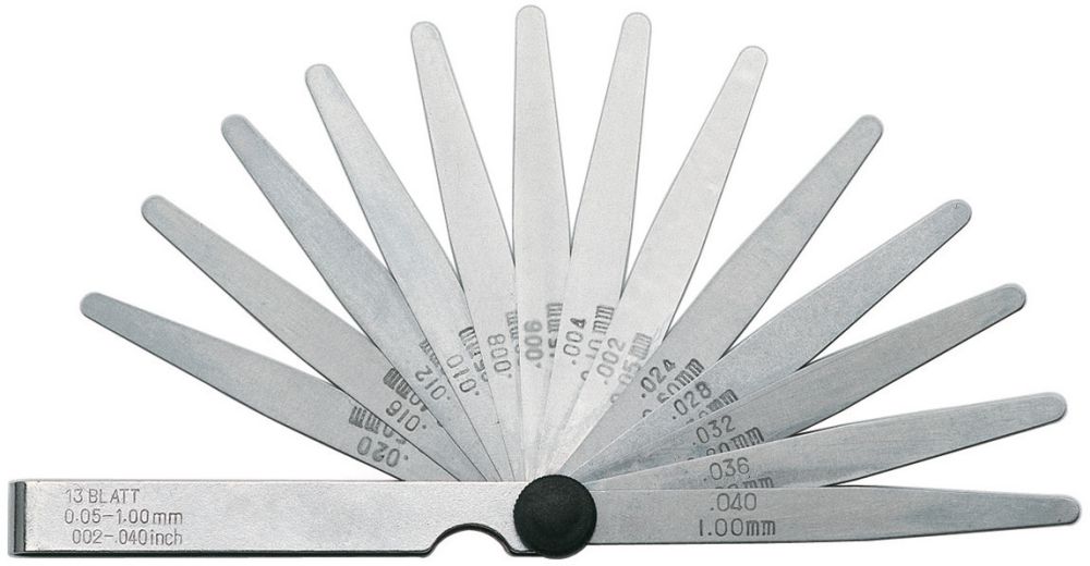 Produktbild FORUM Präz.-Fühlerlehre 20Bl. 0,05-1,0mm Stahl