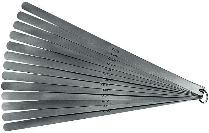 Produktbild FORUM Kolbenspiellehre 13 Bl. 0,05-1,0mm