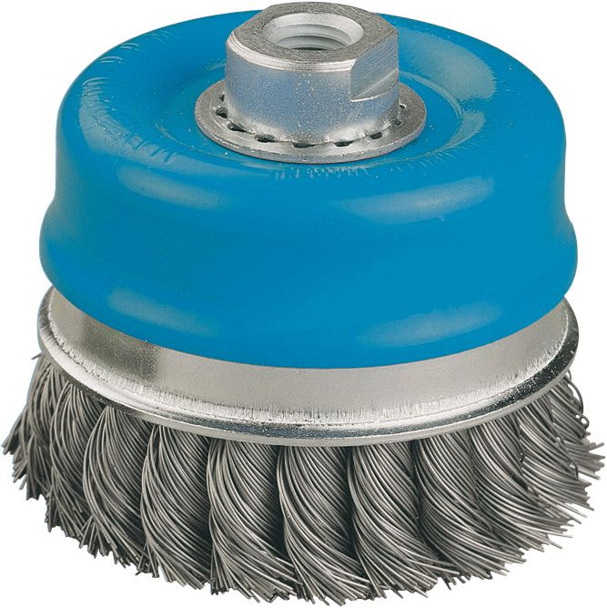 Produktbild FORUM Topfbürste Stahld. M14 100x0,80mm gezopft