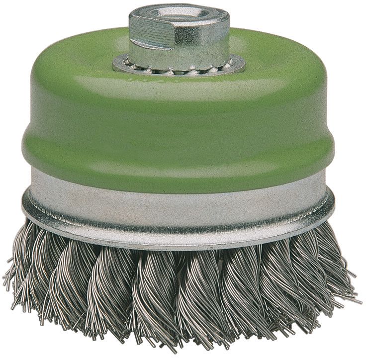 Produktbild FORUM Topfbürste rostf. M14 80x0,50mm gezopft bild 1