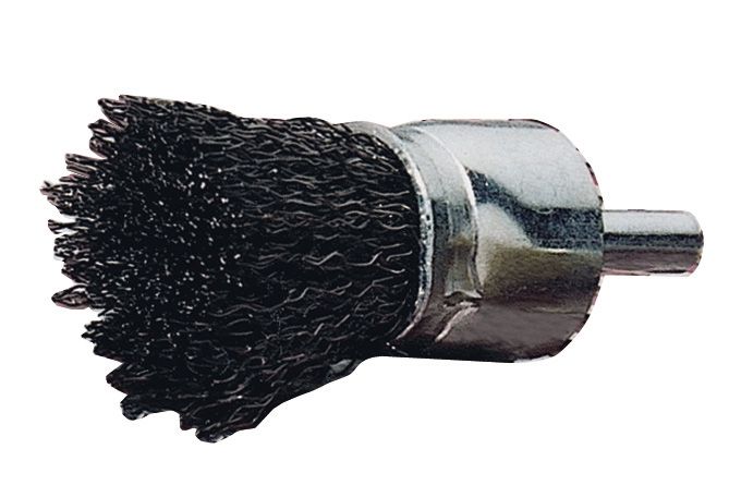 Produktbild FORUM Pinselbürste rostf. 6mm 25x25x0,30mm gew. bild 1