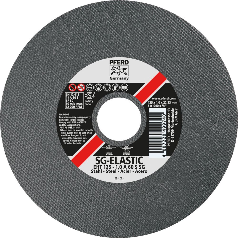 Produktbild Pferd Trennscheibe A46SSG 115x1,6mm gera.