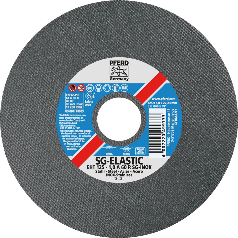 Produktbild Pferd Trennscheibe A46RSG-INOX 125x2,4mm gekr.