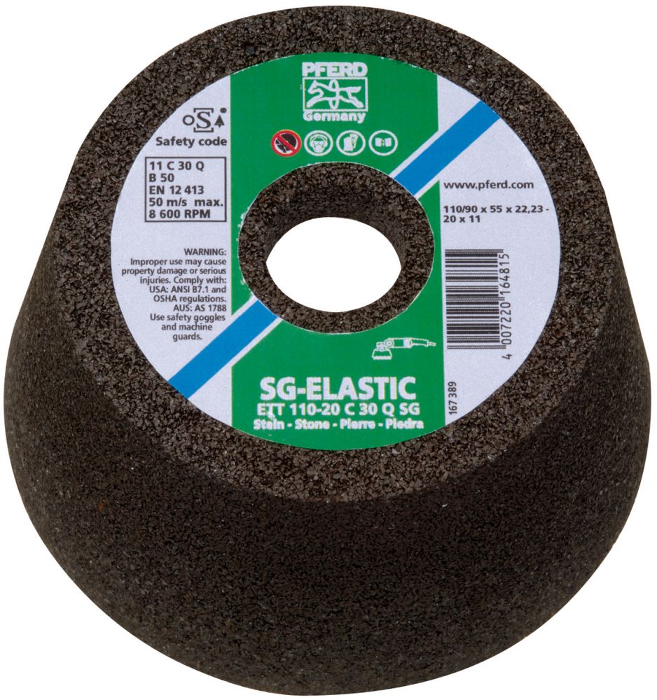 Produktbild Pferd Schleiftopf 20C16QSG 110x55mm