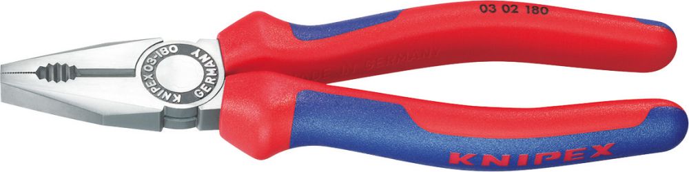 Produktbild Knipex Kombizange poliert 160mm m.M.K.Griff