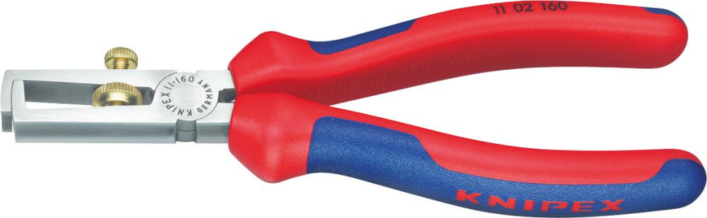 Produktbild Knipex Abisolierzange pol. 160mm m.M.K.Griff