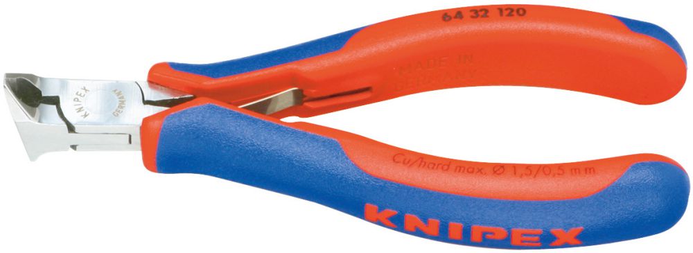 Produktbild Knipex Elektr.Vornschrägschn. 120mm m.kl.Facette