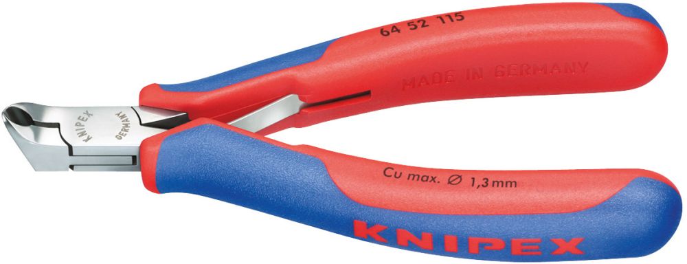Produktbild Knipex Elektronik Vornschrägschneider 115mm ohne Facette