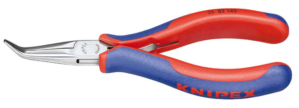 Produktbild Knipex Elektronik-Flachrundzange145mm gewinkelt