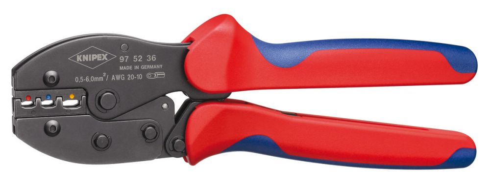 Produktbild Knipex Crimp-Hebelzange 2K 0,5- 6 qmm isol.