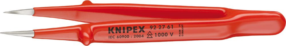 Produktbild Knipex Präzisions Pinzette VDE 130mm spitz ger.