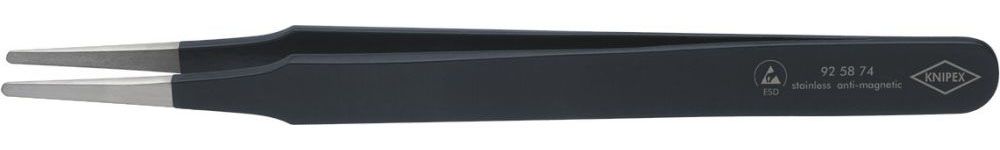 Produktbild Knipex ESD-Pinzette rund 2mm 120mm schwarz