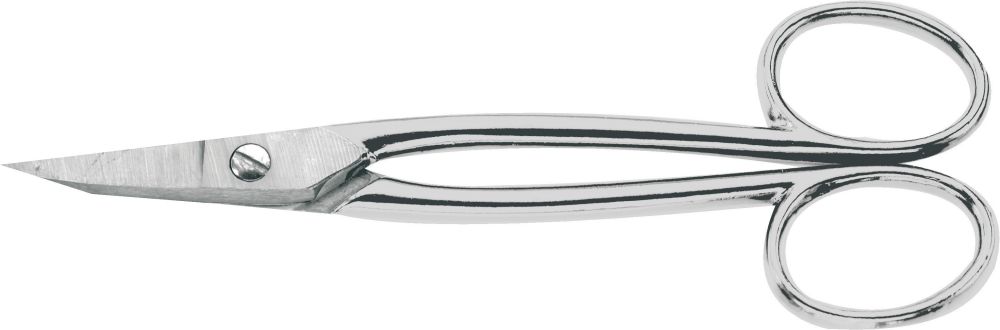 Produktbild Erdi Goldschmiedeschere m.Gr. 175mm gebogen vern.