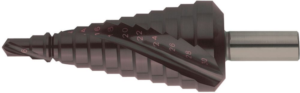 Produktbild FORUM Stufenbohrer HSSspiralg.TiAlN 7-32,50mm