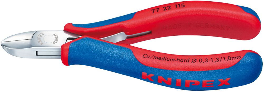 Produktbild Knipex Elektronik Seitenschneider 115mm rd.K.o.F.