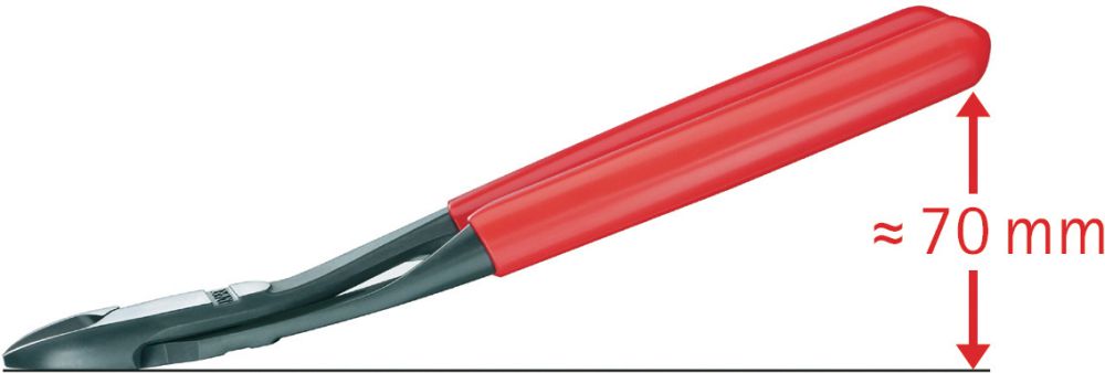 Produktbild Knipex Kraft-Seitenschneider 200mm m.Kst.Griff bild 4