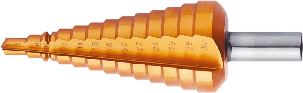 Produktbild FORUM Universal Stufenbohrer  HSS TiN 9-36,00mm