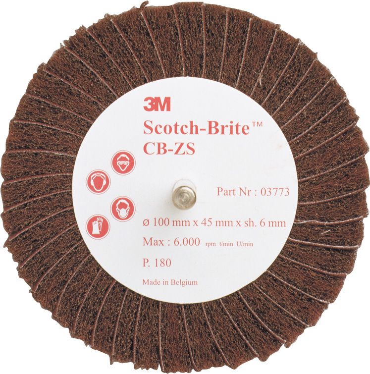 Produktbild 3M Faservlies-Bürste CB-ZS CB-ZS 75x45x6mm, P120