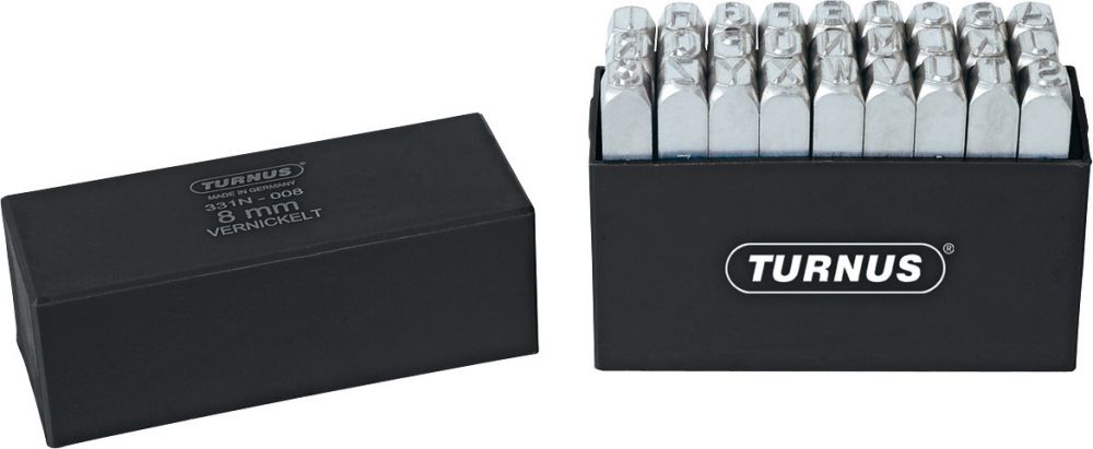 Produktbild Turnus Schlagbuchstabensatz SH 5mm vernickelt