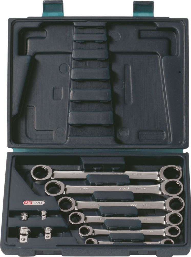 Produktbild KS Doppel-Ratschenschlüssel 6-tlg. gerade