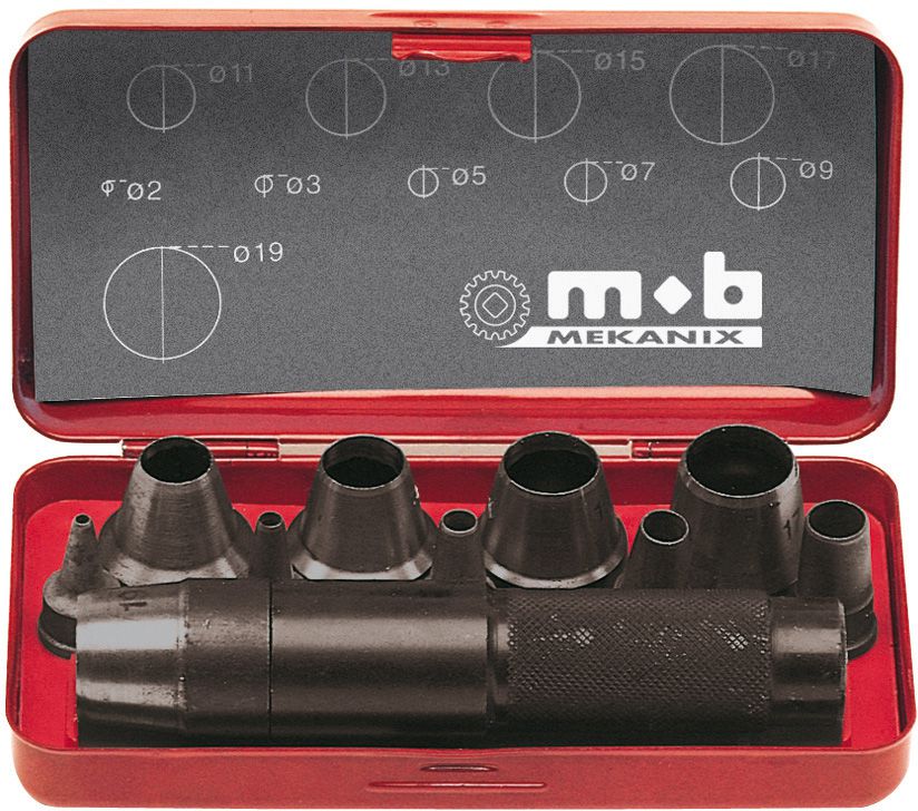 Produktbild Locheisen-Satz 3-20mm gerade Peddinghaus