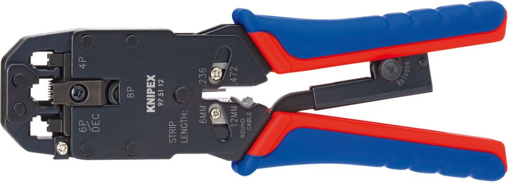 Produktbild Knipex Crimp-Hebelzange 4/6/8-polig WesternKnipex