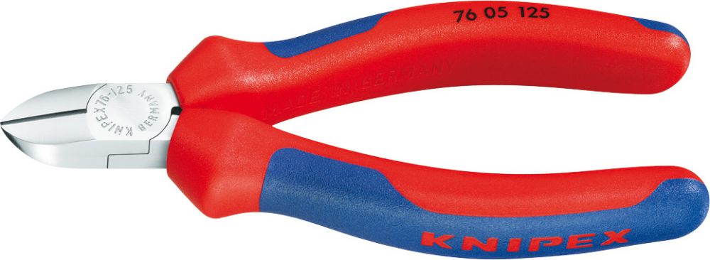 Produktbild Knipex Elektromechaniker Seitenschneider 125mm chrom. isol.