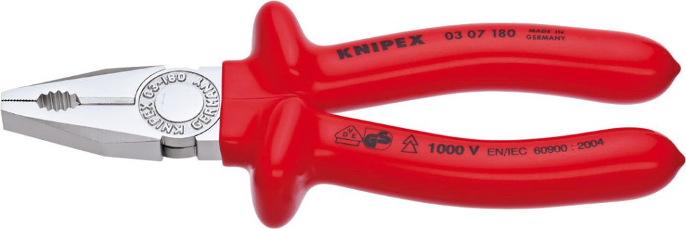 Produktbild Knipex Kombizange VDE 180mm tauch-isoli.