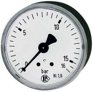 Produktbild Manometer D 40 mm 0-4 bar G1/8 rue zent.