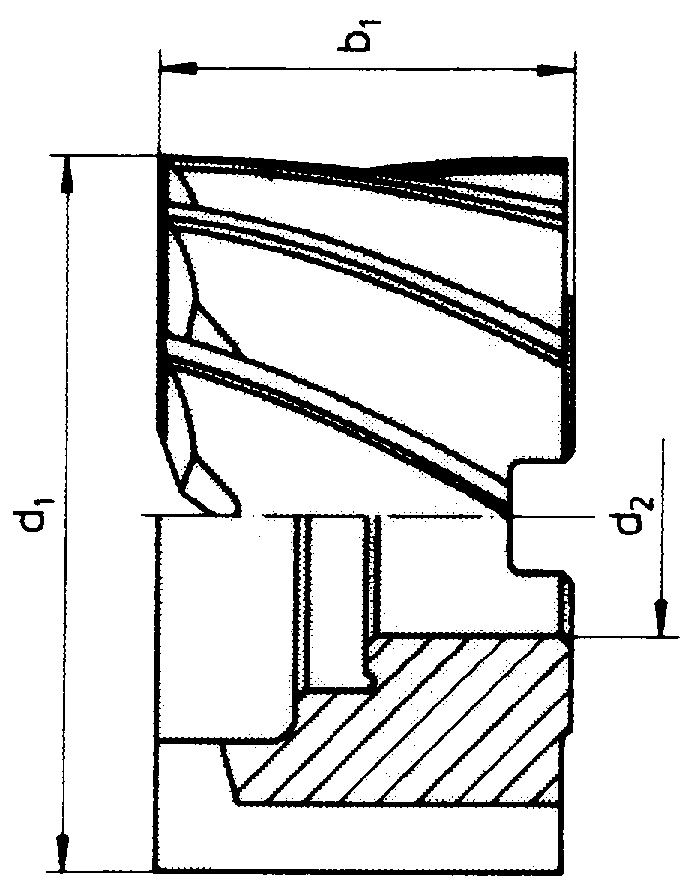 Produktbild FORUM Walzenstirnfräser D1880 HSSE 50x36 N bild 2