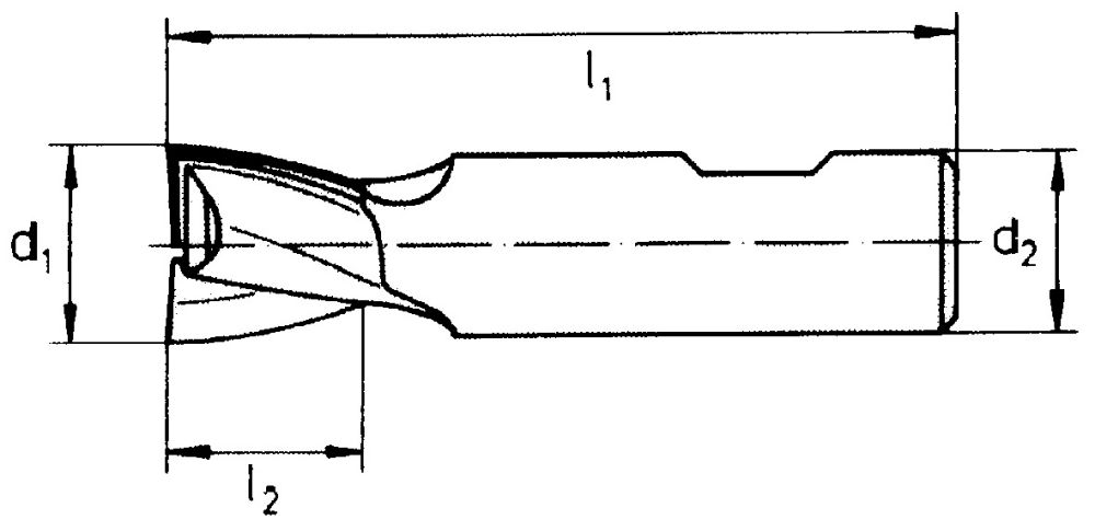 Produktbild FORUM Langlochfräser D327D K HSSE 2,50mm bild 2