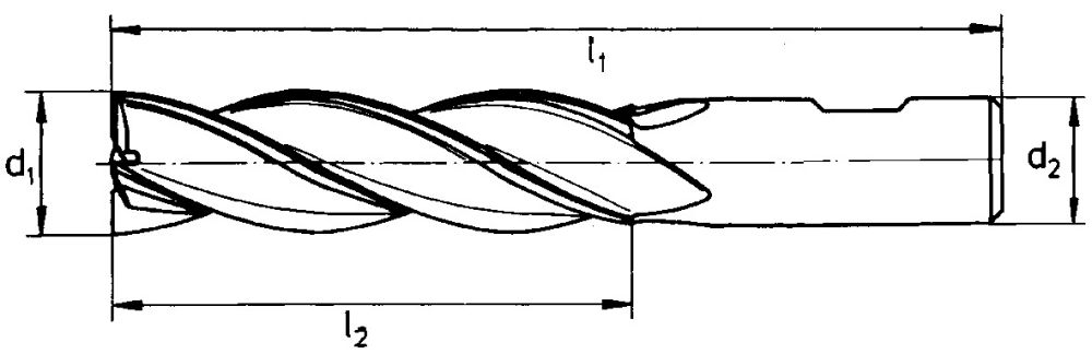 Produktbild FORUM Schaftfräser D844L HSSE 14,00mm bild 2