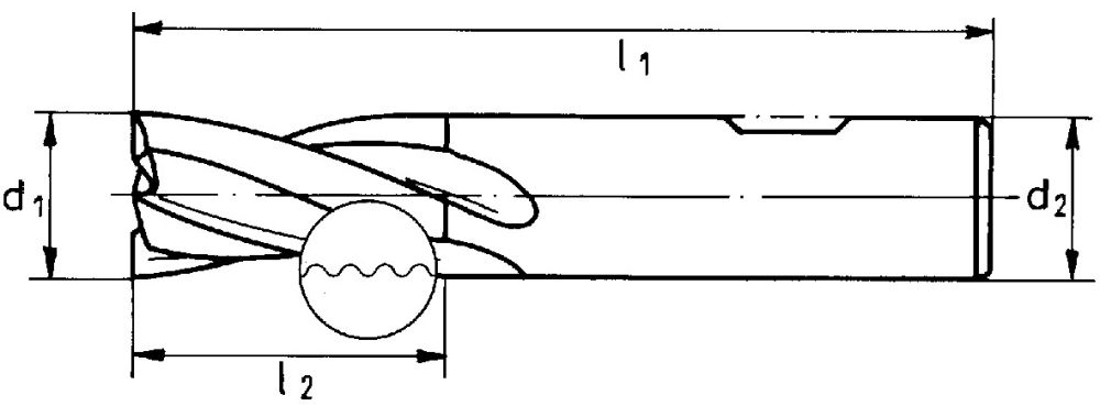 Produktbild FORUM Schruppfräser D844K TiAlN 4,0mm HR bild 2