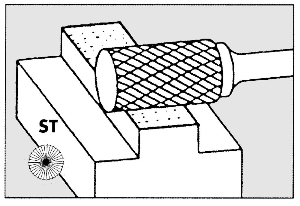 Produktbild Pferd Frässtifte HM ZYAS0820 5 6mm 8x20 mm bild 2