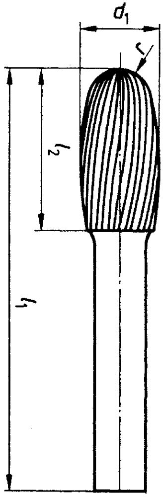 Produktbild Pferd Frässtift HM TRE 1220 3PLUS6mm 12x20 mm bild 3