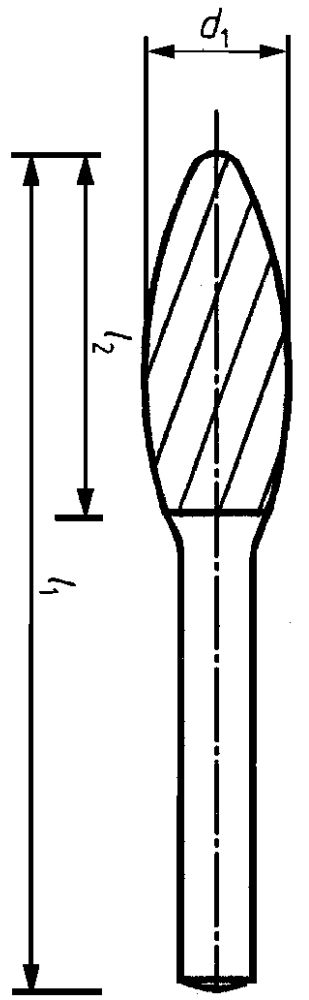 Produktbild Pferd Frässtift HM B 1230 3PLUS6mm 12x30 mm bild 3