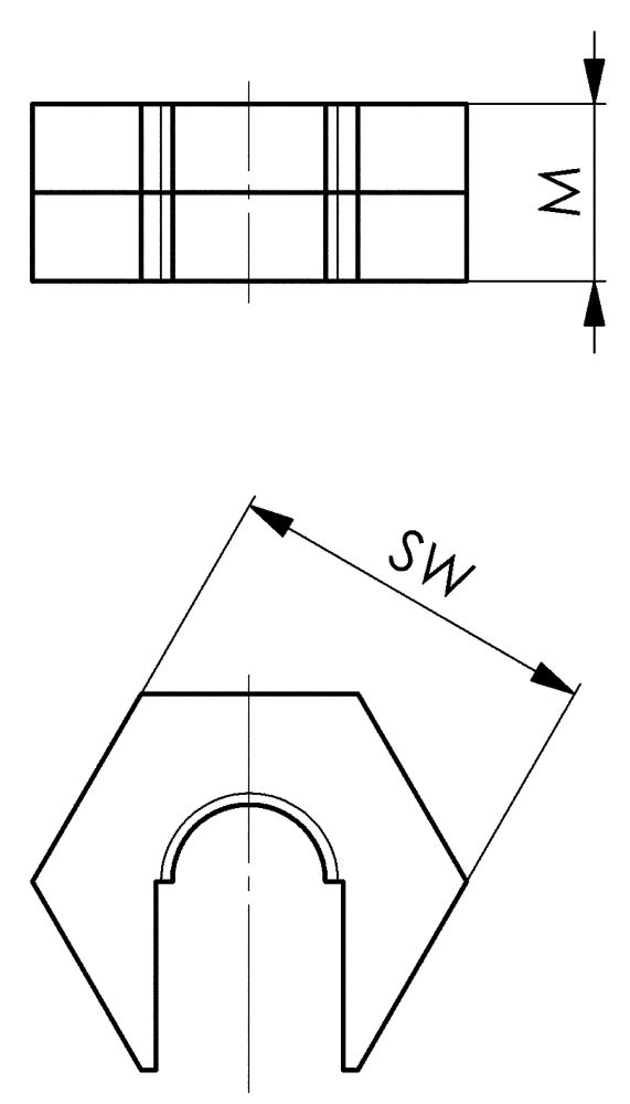 Produktbild Schnellspannmutter o. Bund 6332S-M12 AMF bild 2