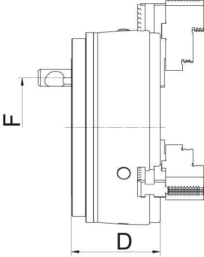 Produktbild Röhm Keilstangen-Drehfutter DURO T Gr. 160mm KK 4 D bild 2