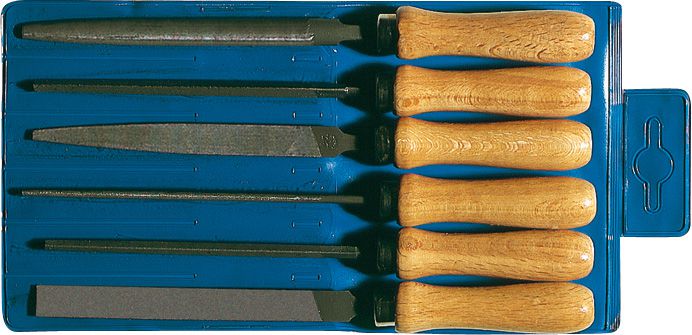 Produktbild Pferd Schlüsselfeilen Satz 6 teilig Länge 100 mm H2