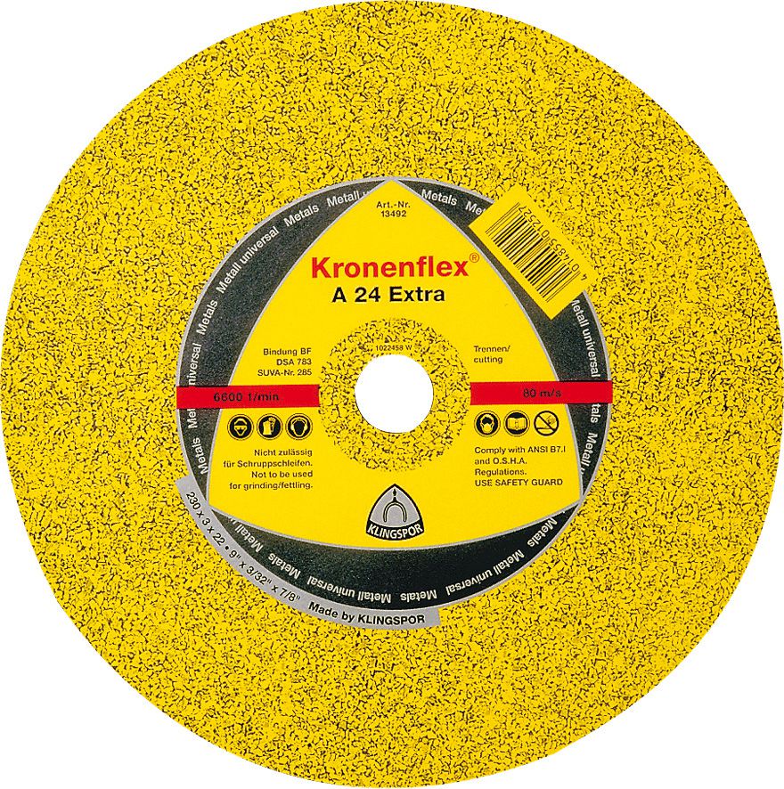Produktbild Klingspor Trennscheibe A24 Extra 230x3,0mm gera.