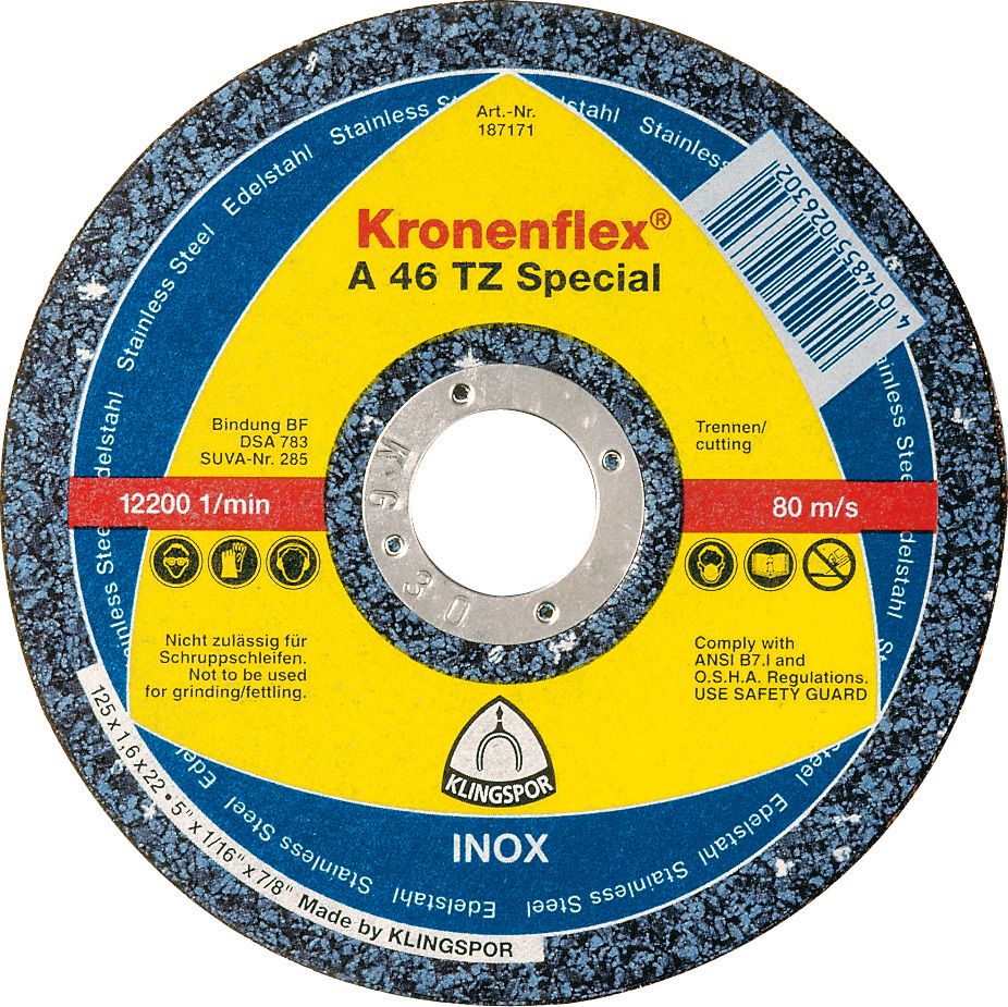 Produktbild Klingspor Trennscheibe A46TZ 180x1,6mm gera.