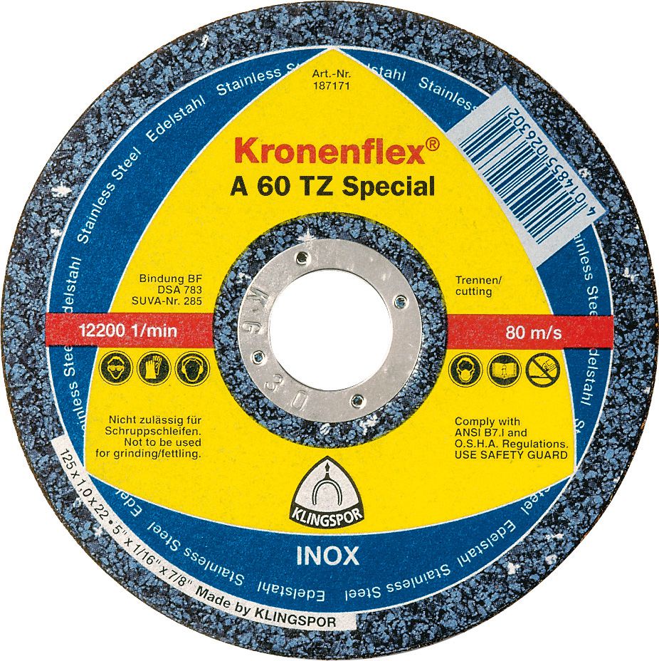 Produktbild Klingspor Trennscheibe A60TZ 125x1,0mm gera.