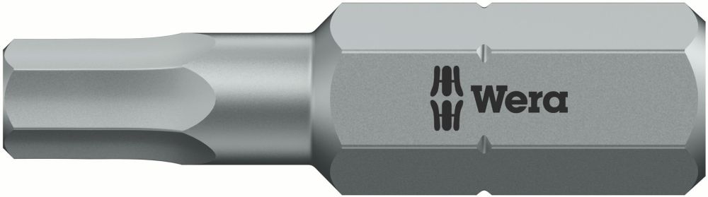 Produktbild Wera Bit 1/4" DIN3126 C6,3 Hex 2,5x25mm zähh.