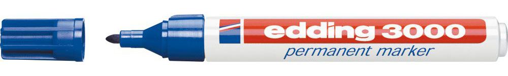 Produktbild Edding Permanentmarker Nr.3000 blau