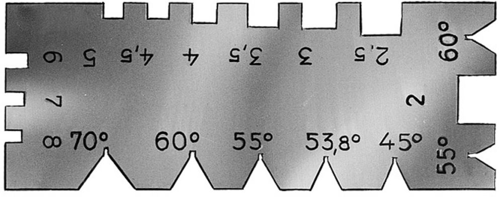 Produktbild FORUM Dreh/Gewinde-Stahllehre kombi